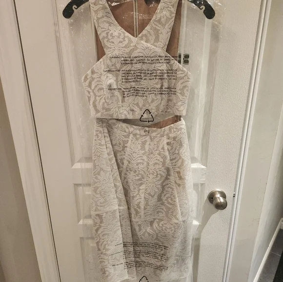 BCBG Max Azaria NWT "Ellyson" Crop Top & Skirt Pairing Size S - Picture 3 of 12